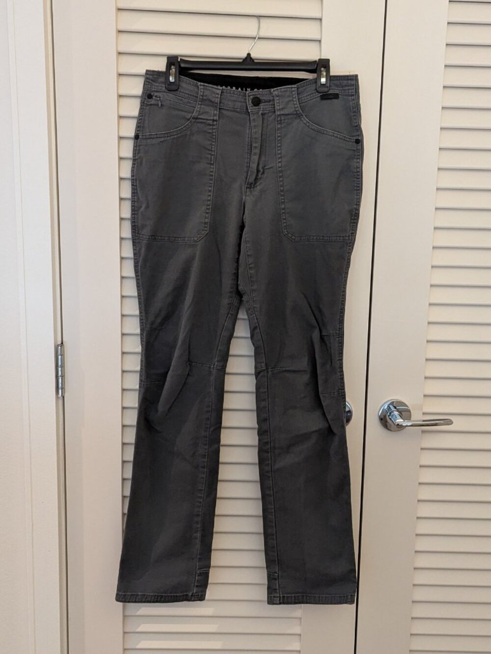 Wrangler Slim Fit Pant, Dark Shadow, 10